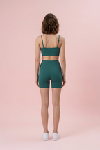 Conjunto em cotton esportivo Verde