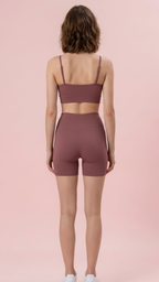 Conjunto em cotton esportivo Blush