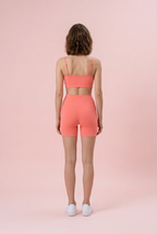 Conjunto em cotton esportivo Rosa Neon