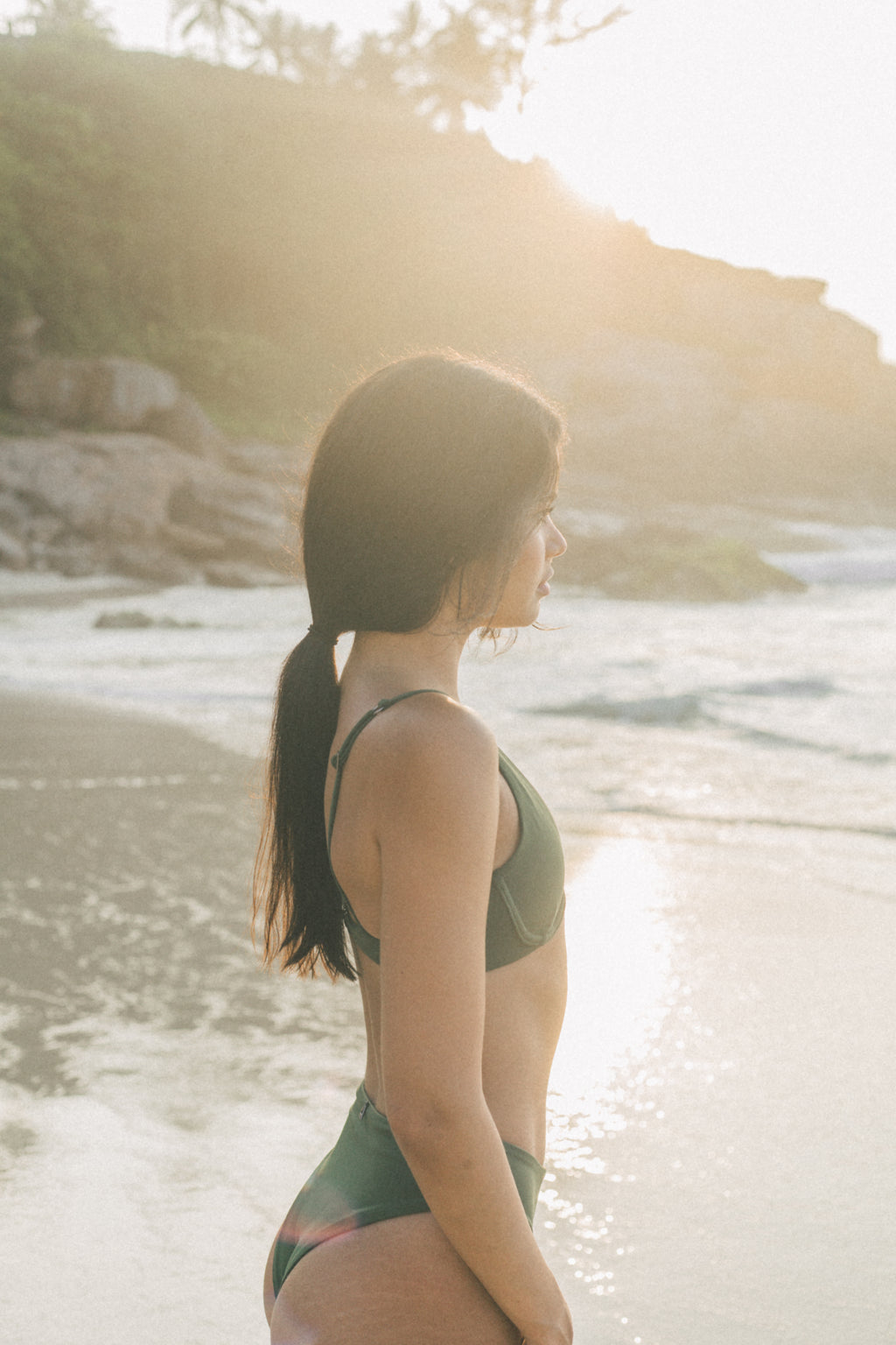 Bottom de bikini Bobbe Verde Escuro