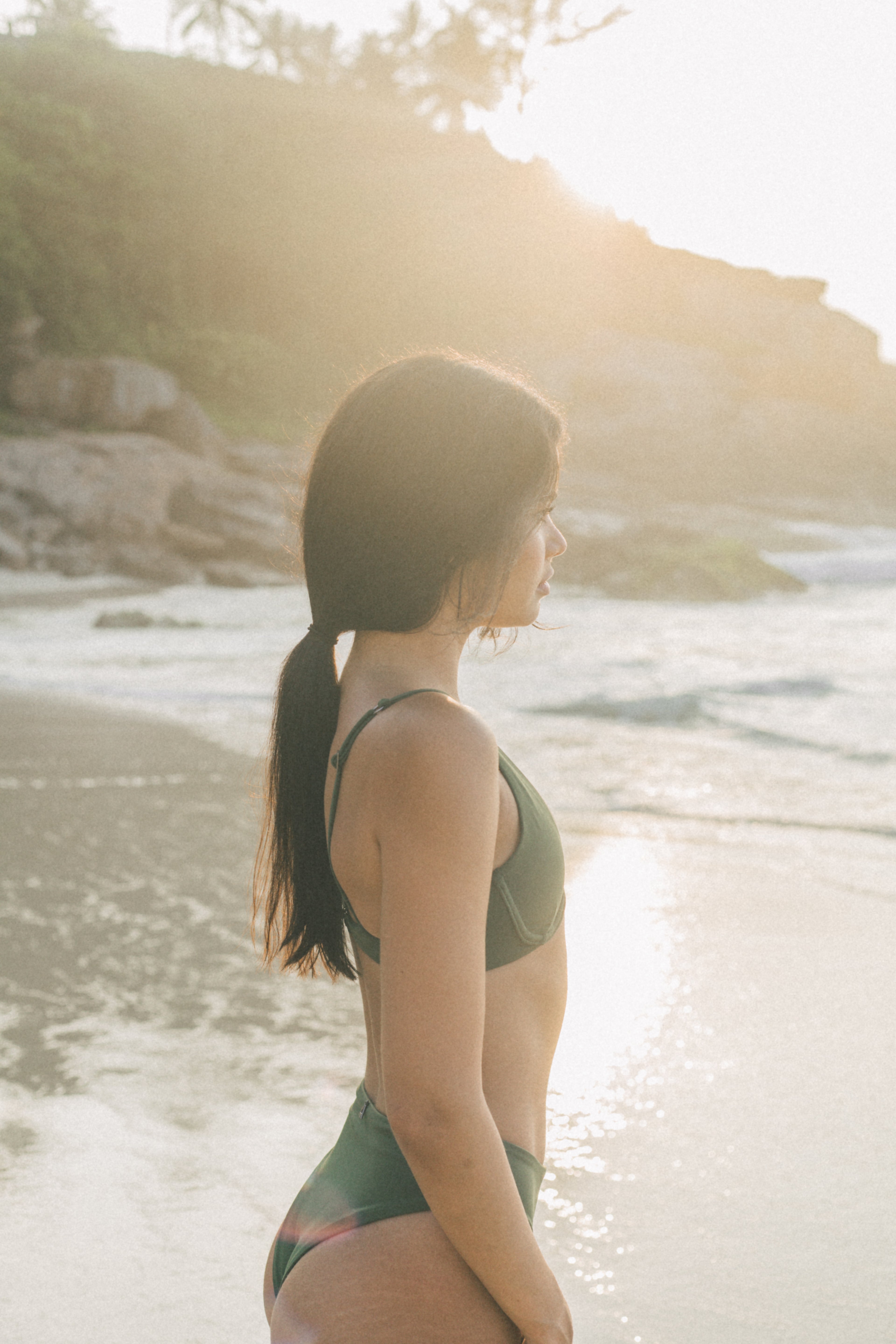 Bottom de bikini Bobbe Verde Escuro