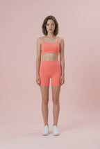 Conjunto em cotton esportivo Rosa Neon